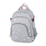 Studentský batoh OXY SCOOLER Grey geometric