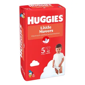 HUGGIES Little movers 5 dětské plenky 11-25 kg 42 kusů