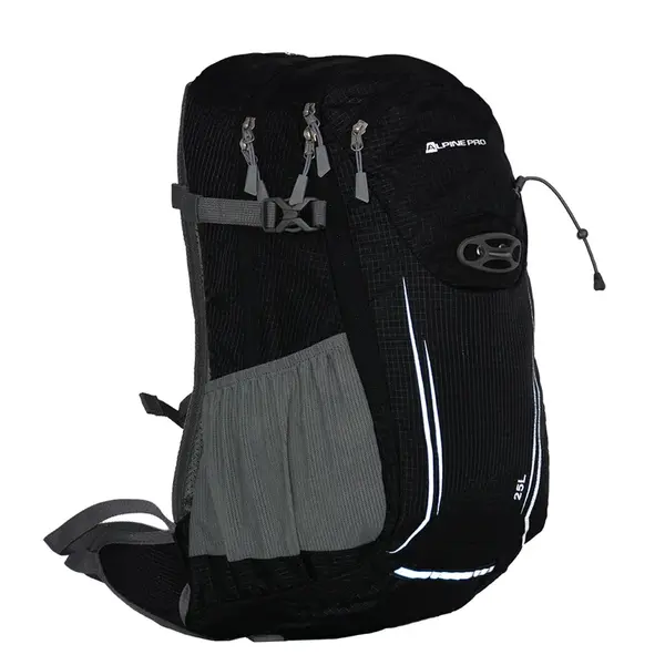 Outdoorový batoh s air channel system 25l alpine pro werfe černá 25 l