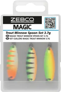 Zebco plandavka magic trout minnow spoon set 3.7 g 3ks