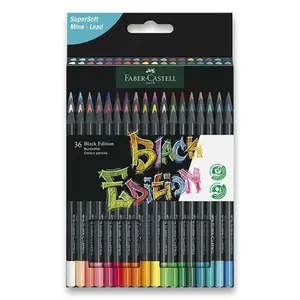Faber - Castell Pastelky trojhranné Black Edition 36 ks (poškozené)