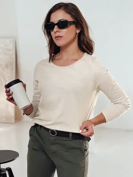 Dámská halenka MINIMODA s přívěskem, béžová