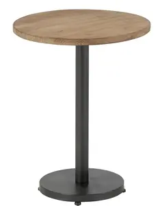 Odkládací stolek TOLVIX Ø 48 cm, černý