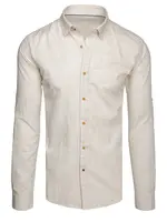 Pánská béžová casual košile