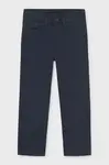 Mayoral nohavice detské bavlnené s elastanom slim fit basic