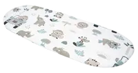 Medi Partners Fitted sheet for a stroller – cotton – Mint Zoo