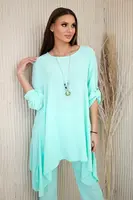 Kesi Włoski Sada halenky + kalhot s přívěskem mincovna