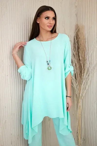 Kesi Włoski Sada halenky + kalhot s přívěskem mincovna