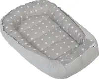 Medi Partners Baby cocoon/nest – Waffle – Stars + gray Waffle