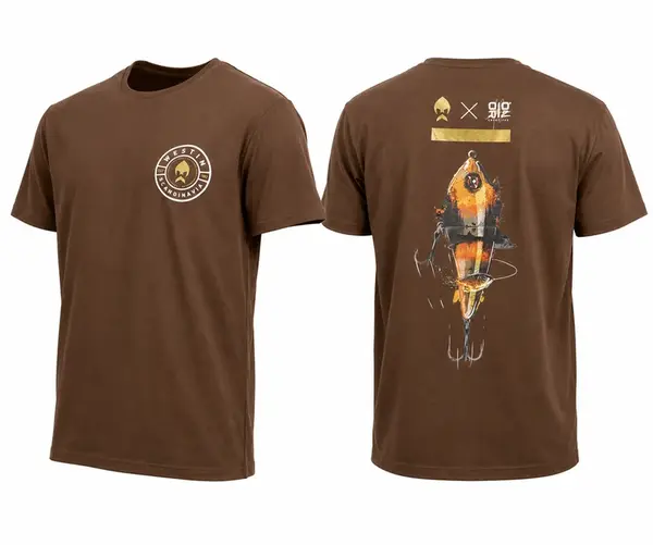 Westin tričko swimlure t-shirt dark brown - m