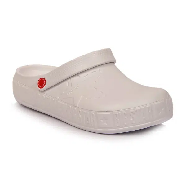 BIG STAR SHOES Dámské světlé pantofle Big Star