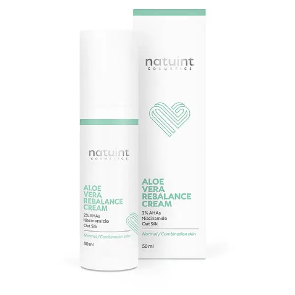 NATUINT COSMETICS Pleťový krém s aloe vera a hedvábím 50 ml