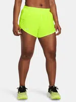 Zelené dámske športové kraťasy Under Armour UA Fly By 3'' Shorts-GRN