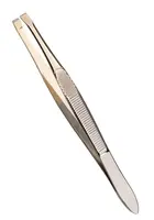 Pinzeta úzka, rovná sa zlatým zakončením, Sibel - 95 mm (0001818) + darček zadarmo