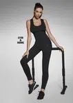 Bas Bleu MOVEMENT sports pants with stitching on the knees and pockets