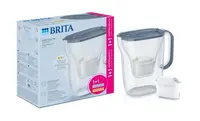 BRITA Style Essential 2,4 l filtrační konvice šedomodrá + 2 filtry