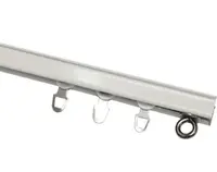 Záclonová koľajnička Deluxe 300 cm, komplet, biela%