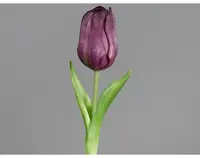 Umelá kvetina Tulipán 20 cm, fialová%