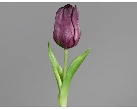 Umelá kvetina Tulipán 20 cm, fialová%