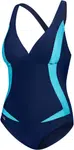 Dámske plavky AQUA SPEED Greta tmavomodré/modrý vzor 04