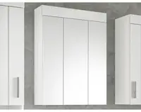 Kúpeľňová zrkadlová skrinka Snow, biela%