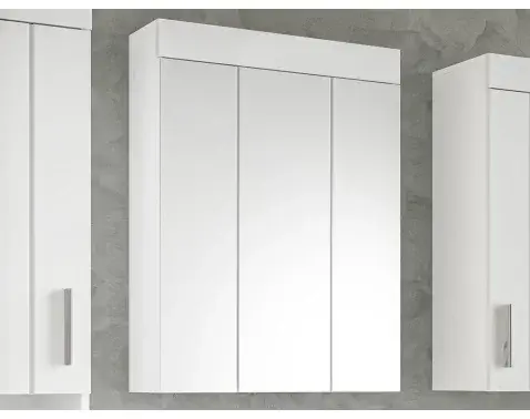 Kúpeľňová zrkadlová skrinka Snow, biela%