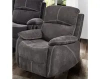 Kreslo Fortuna, šedá látka, funkcia polohovanie%