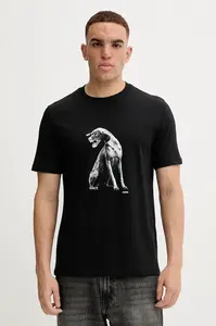 Bavlněné tričko HUGO Didug