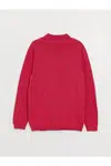 LC Waikiki Lcw Half Turtleneck Basic Long Sleeve Girl's Knitwear Sweater