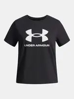 Dívčí tričko Under Armour UA BIG LOGO SS-BLK - Holky