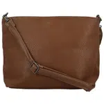 Dámska crossbody kabelka tmavo hnedá - Firenze Renagi
