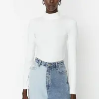 Dámsky top Trendyol TWOAW21BD0008/burgundy