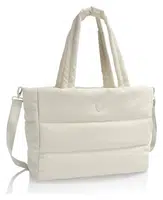 Heys Puffer Tote Bag Off White