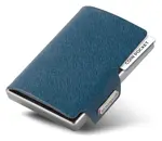 Mini peňaženka Mondraghi Saffiano Plus Blue