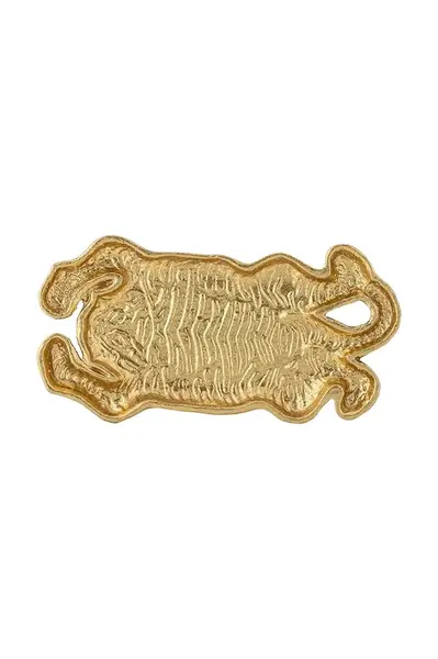 Ozdobný tác Bloomingville Lester 9 x 1,5 x 19,5 cm žlutá barva