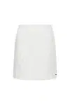 Tommy Hilfiger Sukňa - WOOL BLEND HERRINGB SHORT SKIRT šedá