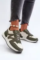 Boto Dámske tenisky z eko kože zelené Kajmány