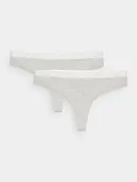 Women's Underwear Panties 4F (2 Pack) - Grey