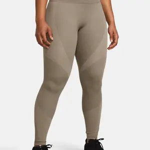 Svetlohnedé športové legíny Under Armour Vanish Elite Seamless AnkLeg