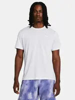 Biele pánske športové tričko Under Armour UA LAUNCH SHORTSLEEVE-WHT
