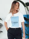 Dámske tričko LAMOUR biele