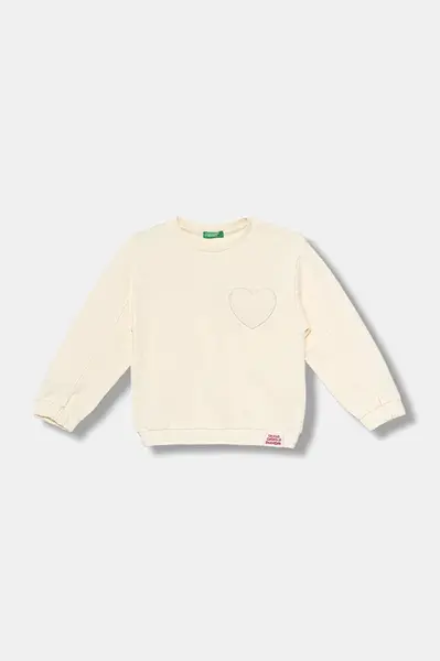 Detská bavlnená mikina United Colors of Benetton