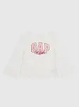 Biele dievčenské tričko GAP