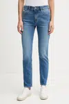 Rifle Calvin Klein Jeans modrá farba, LV047C779G