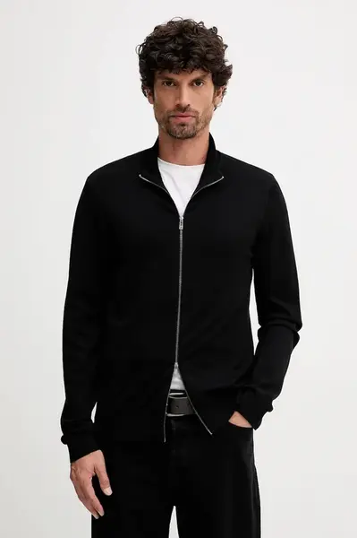 Kardigan Armani Exchange pánský, černá barva, XM001279 AF10454