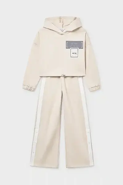 Dětská tepláková souprava Mayoral béžová barva, 7853