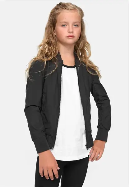 Girl's Light Bomber Jacket black