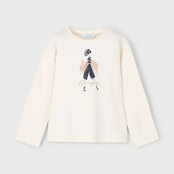 Bavlnené tričko s dlhým rukávom Mayoral