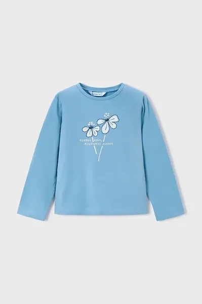 Bavlnené tričko s dlhým rukávom Mayoral