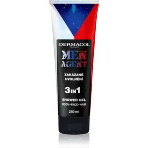 Dermacol Men Agent Zakázané Uvolnění sprchový gel pro muže 3 v 1 250 ml